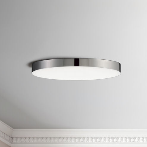 Trim LED 9 inch Polished Chrome Flush Mount Ceiling Light
