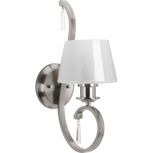 Dazzle 1 Light 7 inch Brushed Nickel Bath Vanity Wall Light