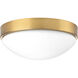Atascosito LED 13 inch Brushed Bronze Flush Mount Ceiling Light, Design Series