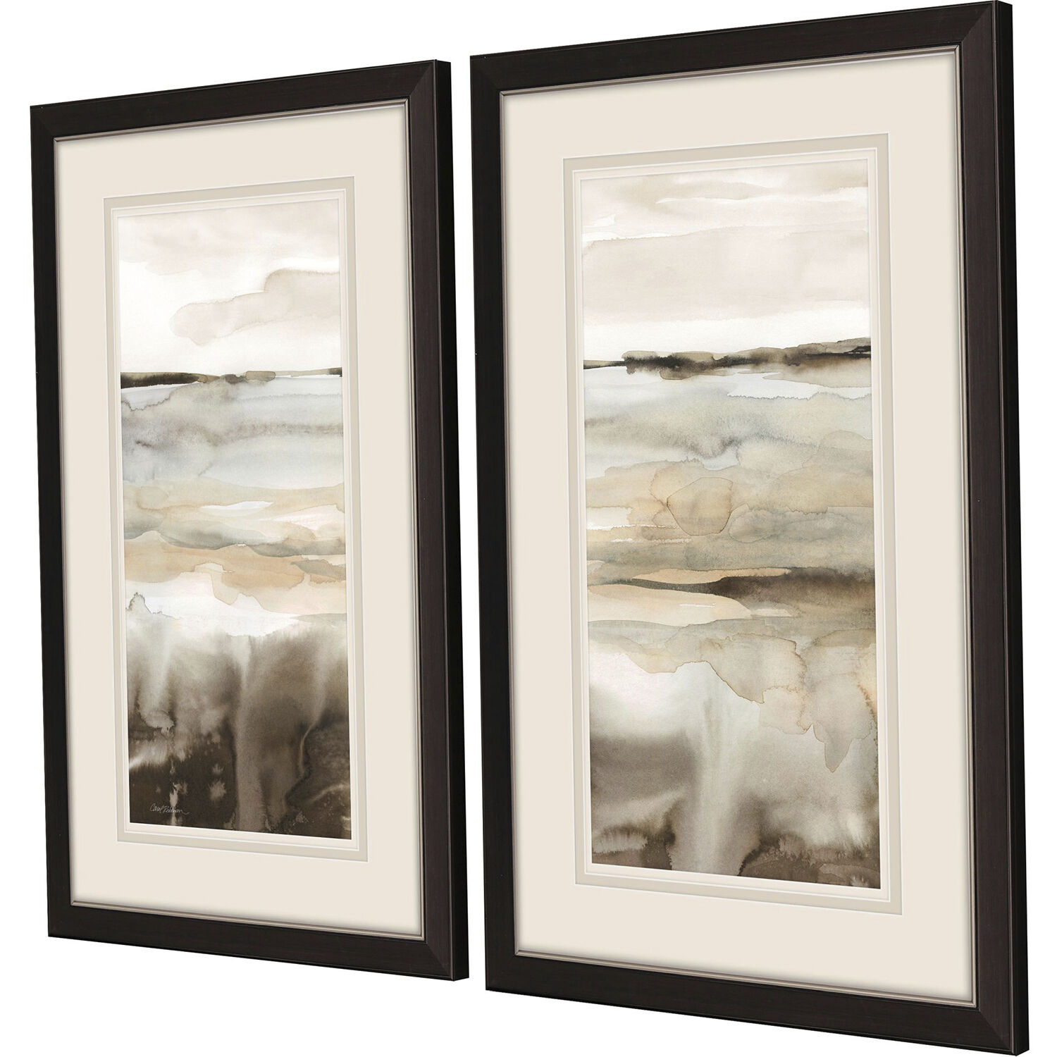 Classic Field Brown and Gray and Multi and Neutral Framed Art, Propac