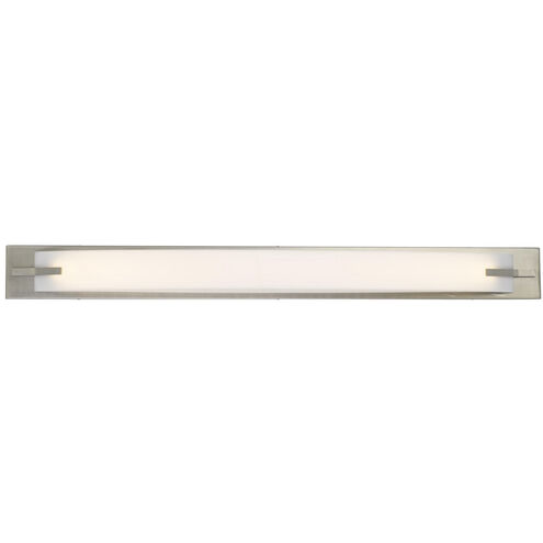 Signature LED 43 inch Brushed Steel Vanity Light Wall Light