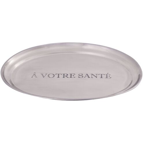 Bon Appetit Silver with Pewter Tray