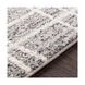 Elaziz 90 X 63 inch Medium Gray/Light Gray/Black/White Rugs, Rectangle