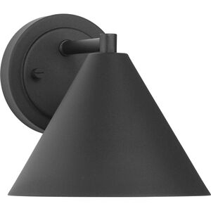 Ward 1 Light 7.37 inch Textured Black Outdoor Wall Lantern