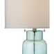 Glass Bottle 30 inch 150 watt Aqua Table Lamp Portable Light