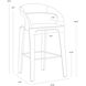 Atika 40.5 inch Ivanhoe Pine Barstool
