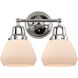 Aditi Fulton 2 Light 14.75 inch Polished Chrome Bath Vanity Light Wall Light, Aditi