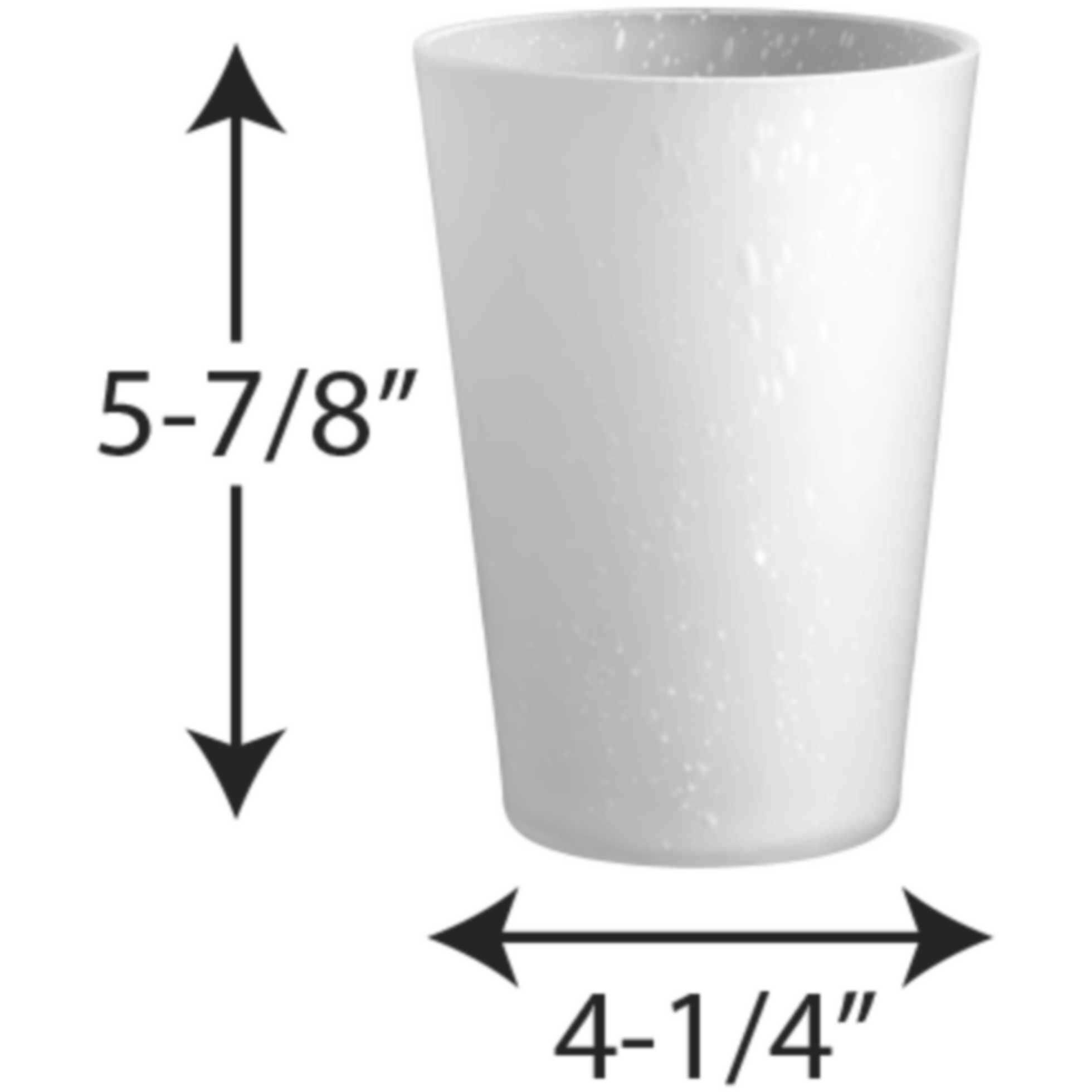 Debut Unfinished 4.25 inch Chandelier Shade, Design Series
