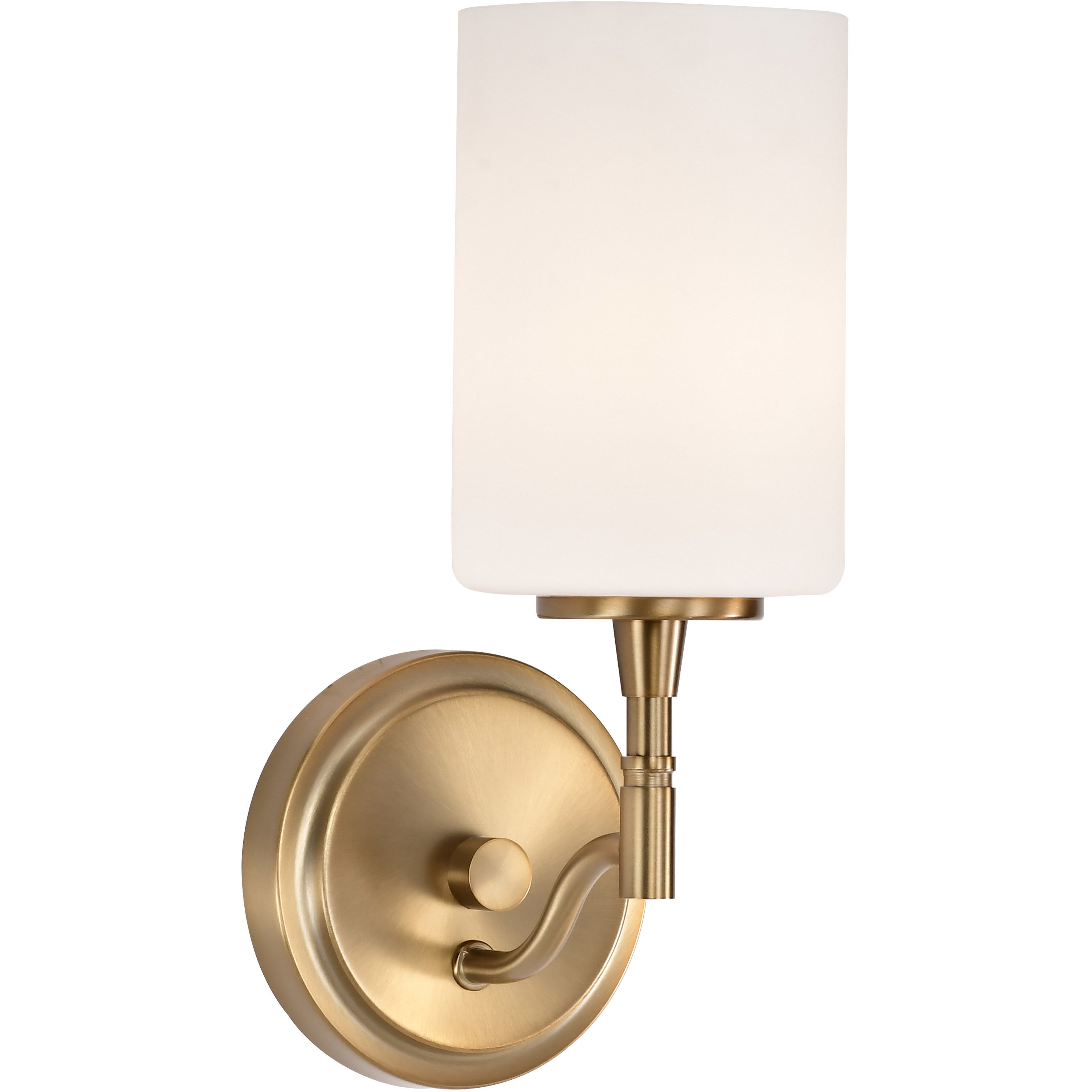 Liam 4.75 inch Burnished Brass Vanity Wall Light