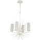 Sea Urchin 4 Light 20 inch White Coral Chandelier Ceiling Light