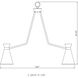 Lamar 5 Light 30 inch Matte Black with Warm Brass Chandelier Ceiling Light