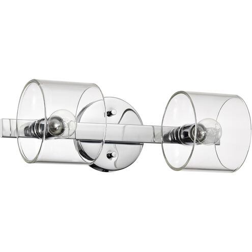 Marlowe 2 Light 15.5 inch Polished Nickel Vanity Light Wall Light
