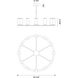 Revolve 12 Light 32.75 inch Clear Glass and Polished Nickel Chandelier Ceiling Light