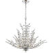Crystique 9 Light 30 inch Polished Chrome Chandelier Ceiling Light