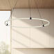 Bruni LED 40.38 inch Black Pendant Ceiling Light
