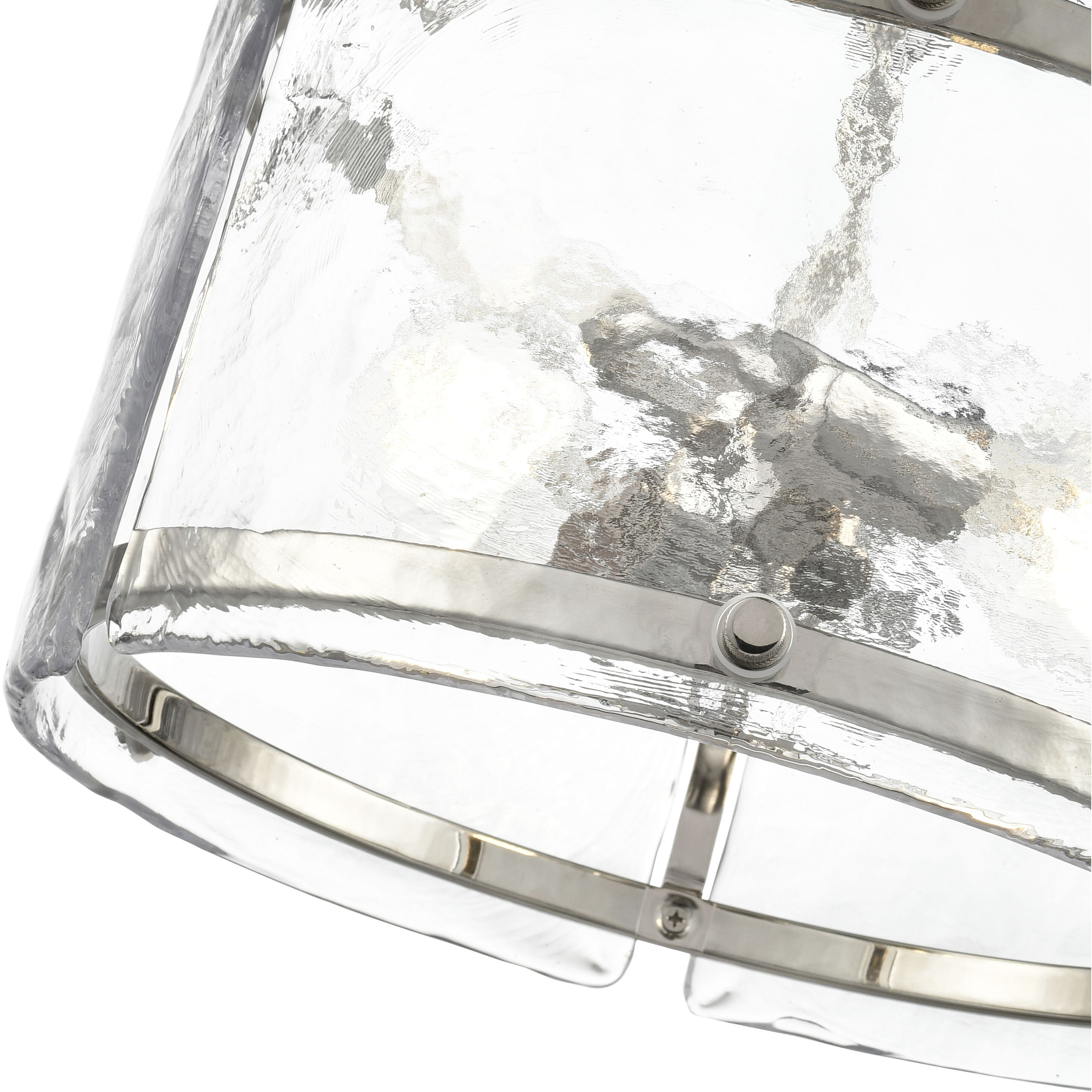 Bennetti 2 Light 14.5 inch Polished Nickel Semi-Flush Mount Ceiling Light