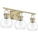 Mansfield 3 Light 24 inch Champagne Gold Vanity Light Wall Light