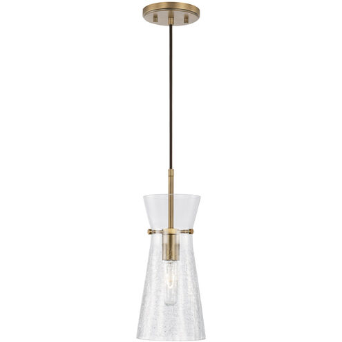 Capital Lighting Mila 1 Light 6 inch Aged Brass Pendant Ceiling Light 342411AD - Open Box
