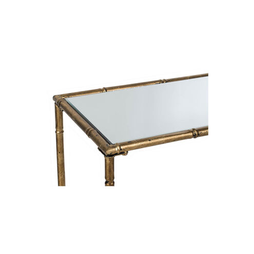 Anita 56.3 X 14 inch Antique Gold Console Table 