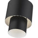 Zolana 1 Light 8.5 inch Black Mini Pendant Ceiling Light