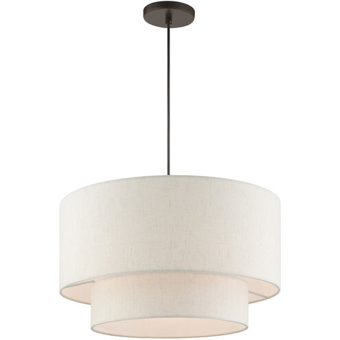 Meadow 3 Light 20 inch English Bronze Pendant Ceiling Light