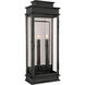 Chapman & Myers Linear Lantern 2 Light 22.5 inch Bronze Wall Lantern