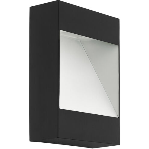 Manfria 1 Light 11.81 inch Black Outdoor Wall Light