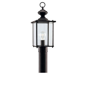 Jamestowne 1 Light 17.25 inch Black Outdoor Post Lantern