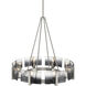 Aenon 8 Light 32 inch Pewter Chandelier Ceiling Light