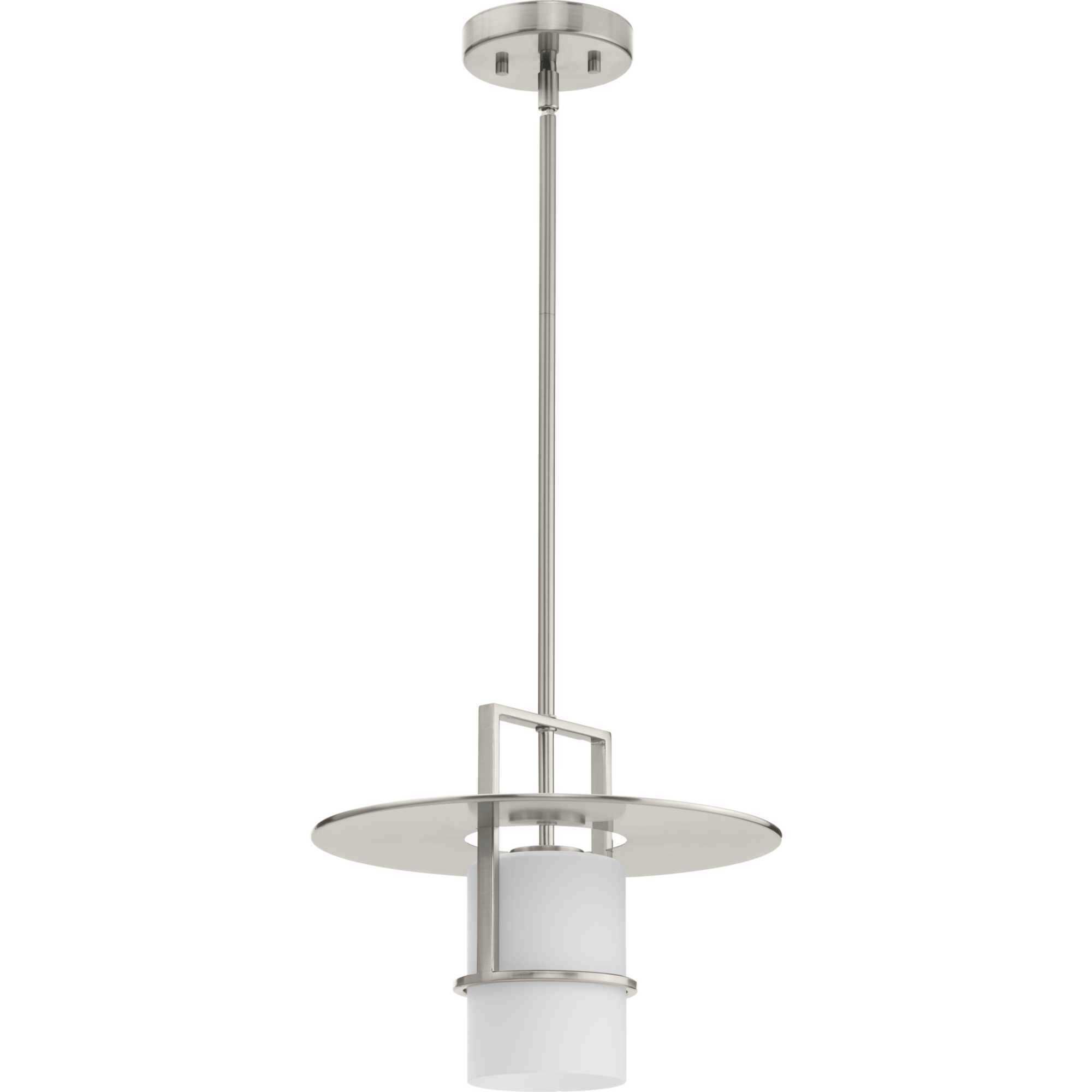 Mystic 1 Light 14 inch Brushed Nickel Pendant Ceiling Light in Burnished Nickel