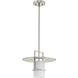 Mystic 1 Light 14 inch Brushed Nickel Pendant Ceiling Light in Burnished Nickel