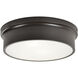 Ciotola 2 Light 12 inch Bronze Flush Mount Ceiling Light