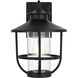 Janney 1 Light 12.5 inch Black Outdoor Wall Sconce