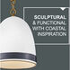 Nash 1 Light 10 inch Antique Nickel with Grey Stripe Indoor Pendant Ceiling Light in Antique Nickel/Grey Stripe
