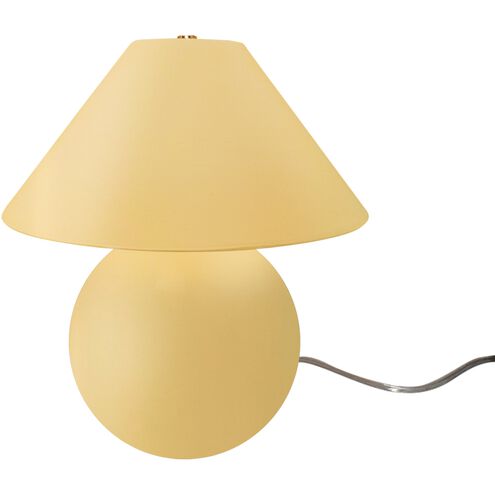 Avola 16.75 inch 120.00 watt Muted Yellow and Brushed Brass Portable Lamp Portable Light