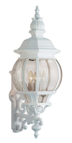 Francisco 4 Light 32 inch White Outdoor Wall Lantern