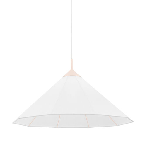 Gloria 1 Light 28 inch Blush Pendant Ceiling Light