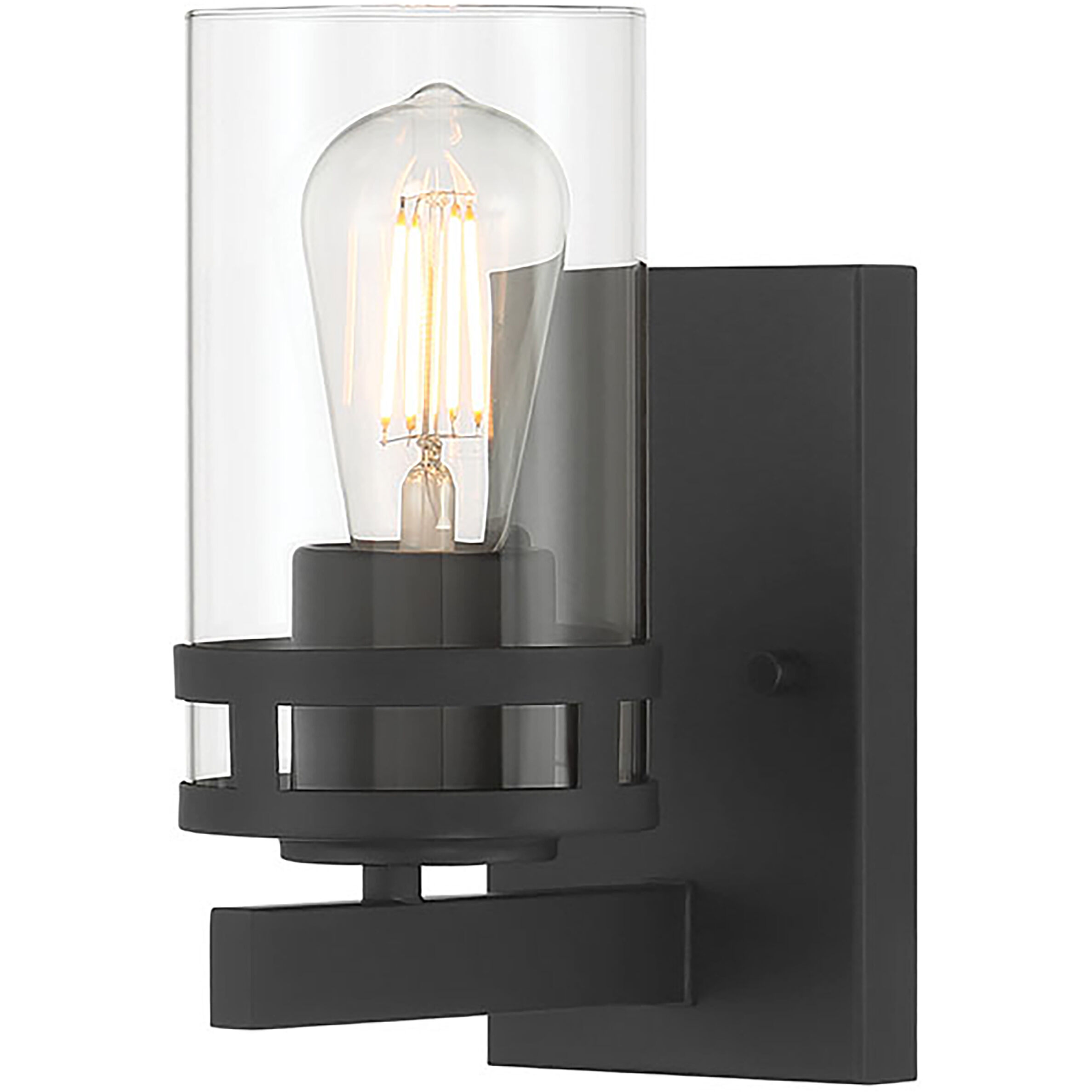 Lunden 1 Light 4.5 inch Matte Black Wall Sconce Wall Light