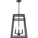 Tellsa 4 Light 15 inch Matte Black Indoor Pendant Ceiling Light