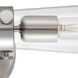 Beaker 2 Light 23.75 inch Brushed Nickel Wall Sconce Wall Light
