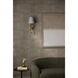 Cetro 1 Light 6.75 inch Brushed Brass Wall Mount Wall Light