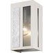 Lafayette 1 Light 9 inch Brushed Nickel Outdoor ADA Wall Lantern