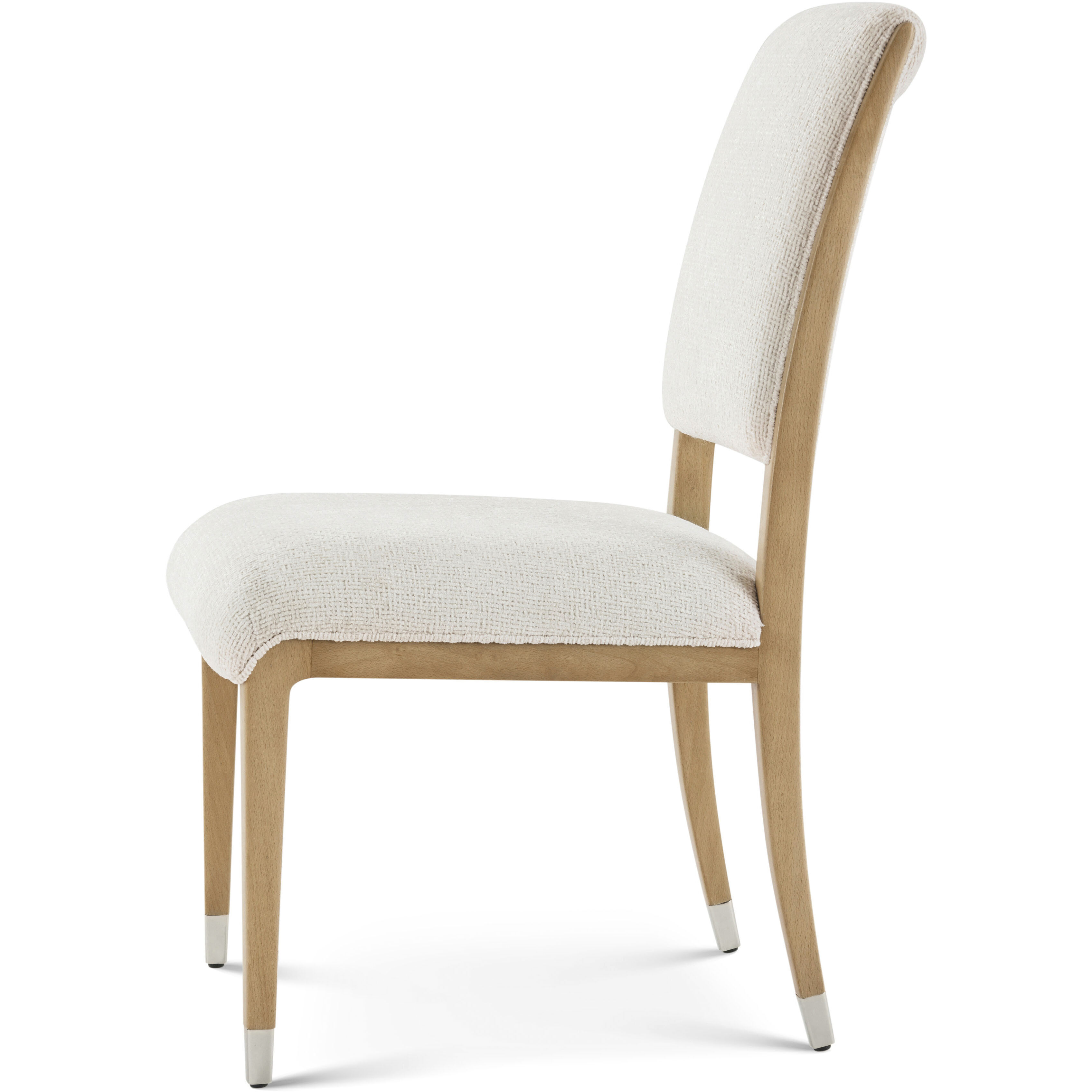 Origins Sesame Dining Side Chair, Wooden, Upholstered