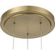 Bollavino LED 13 inch Legacy Brass Pendant Ceiling Light