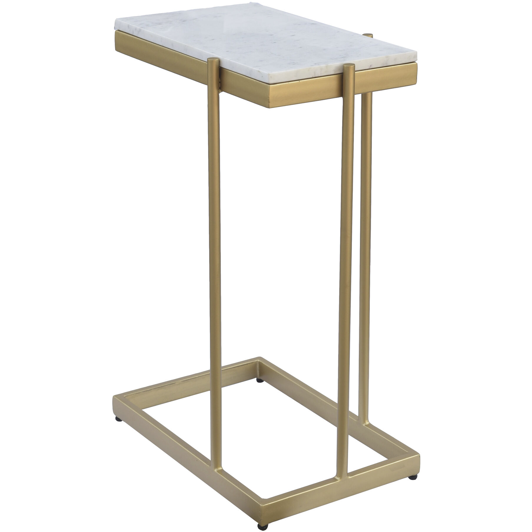Sulu 25 X 17 inch White C Table