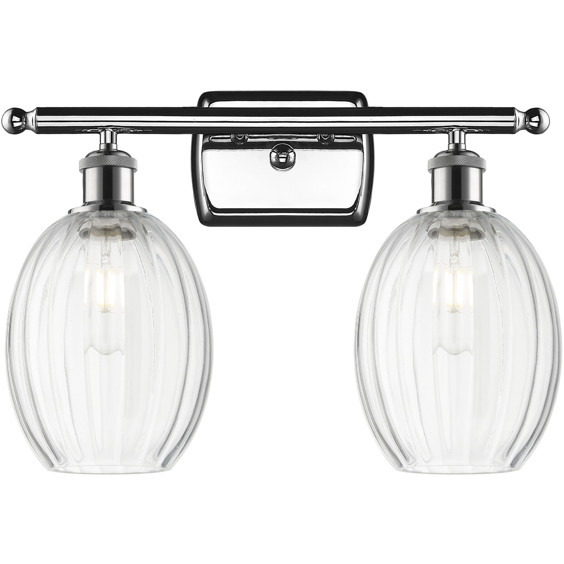Ballston Preston 2 Light 16.25 inch Polished Chrome Bath Vanity Light Wall Light in Clear