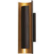 Reveal 1 Light 5 inch Black and Gold ADA Wall Sconce Wall Light