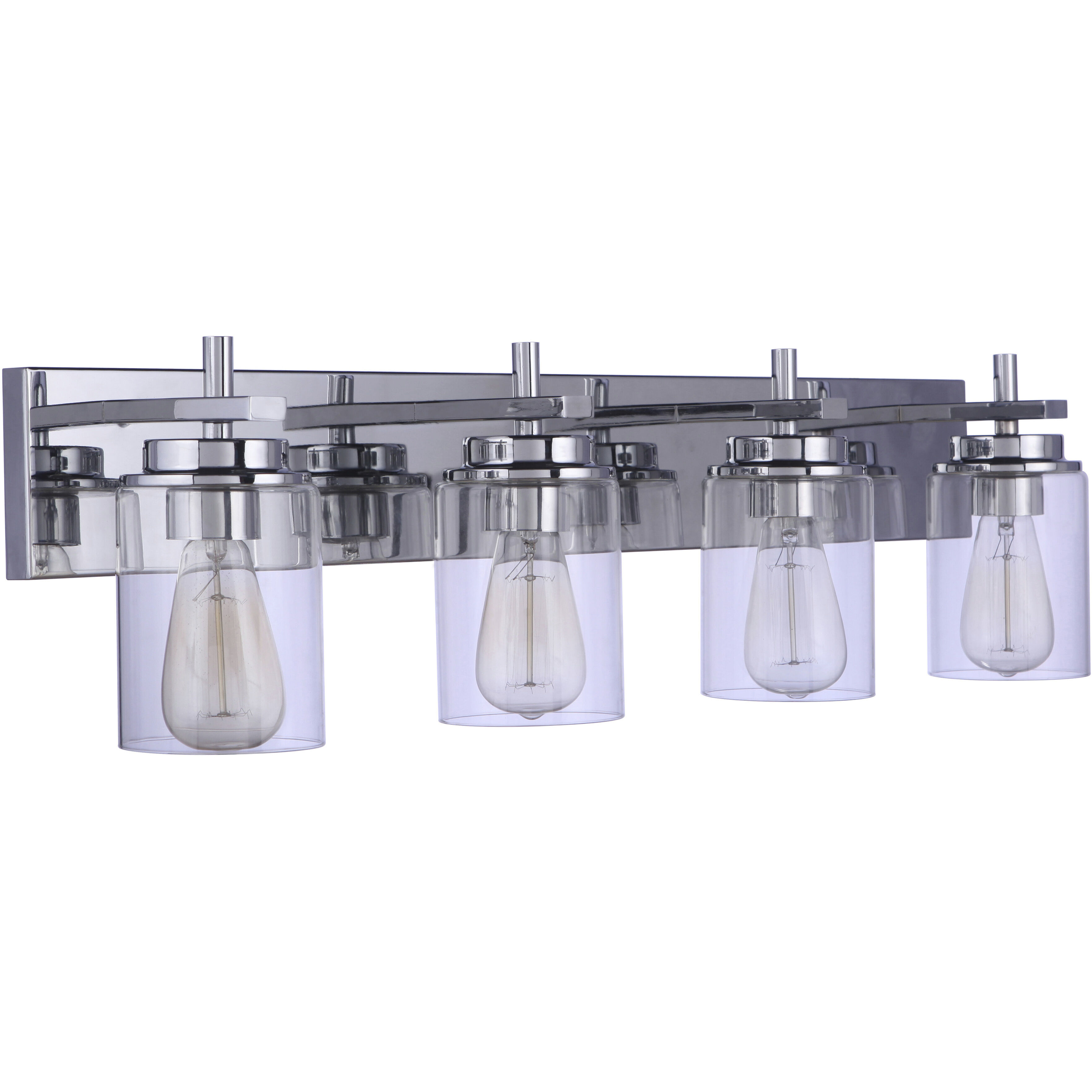 Reeves 4 Light 32 inch Chrome Vanity Light Wall Light