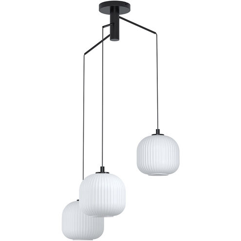 Mantunalle 3 Light 24.45 inch Black Pendant Ceiling Light