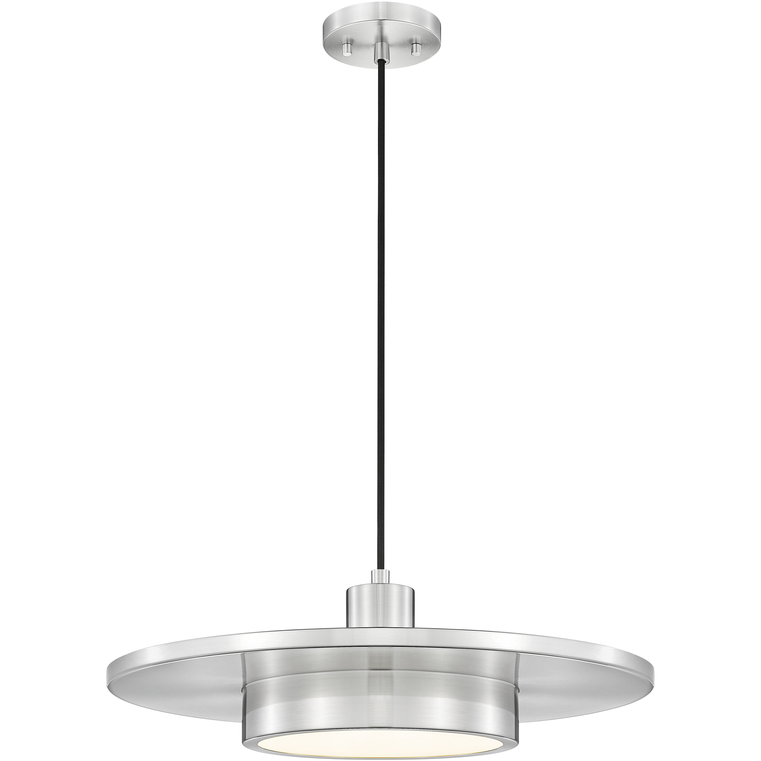 Ludo Pendant Ceiling Light in Brushed Nickel